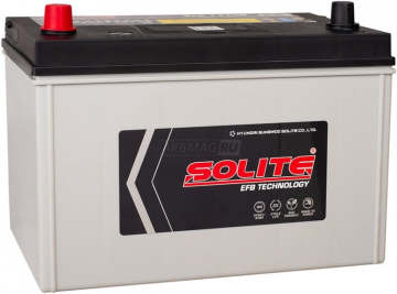 Аккумулятор SOLITE EFB T110R 90Ач 870А прямая пол.