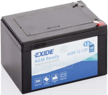 Аккумулятор EXIDE AGM 12-12F 12Ач 150А прямая пол.