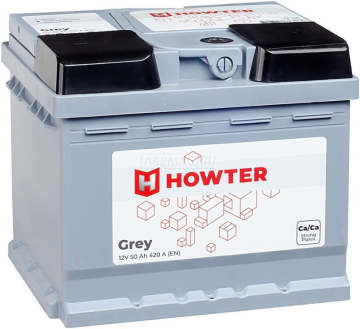 Аккумулятор HOWTER Grey 50RS 420A 207х175х175 50Ач обр. пол.