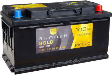 Аккумулятор RUNNER GOLD 100R RA1000 100Ач 900А обр. пол.