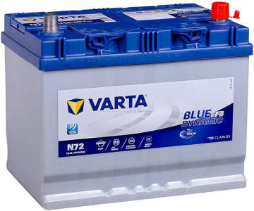 Аккумулятор VARTA EFB N72 (72R) 72Ач 650А обр. пол.