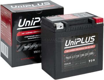 Аккумулятор UNIPLUS MX14-4-3 13Ач 210А обр. пол.