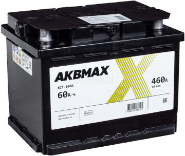 Аккумулятор AKBMAX 60R 60Ач 460А обр. пол.