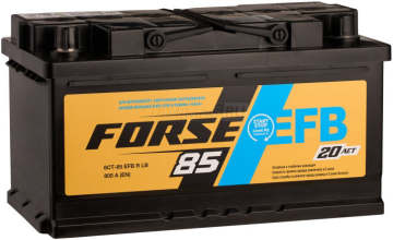 Аккумулятор FORSE EFB 85RS 85Ач 800А обр. пол.