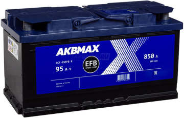 Аккумулятор AKBMAX EFB 95R 95Ач 850А обр. пол.