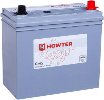 Аккумулятор HOWTER Grey ASIA NS60 45R 400A 238х129х227 45Ач обр. пол.
