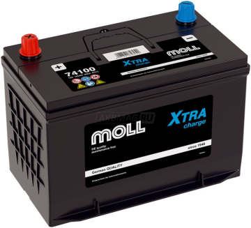 Аккумулятор MOLL X-TRA Charge D31L 100R 100Ач 800А обр. пол.