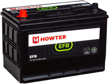 Аккумулятор HOWTER EFB ASIA 100L