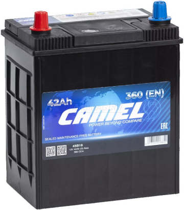 Аккумулятор CAMEL 45B19R (42L)