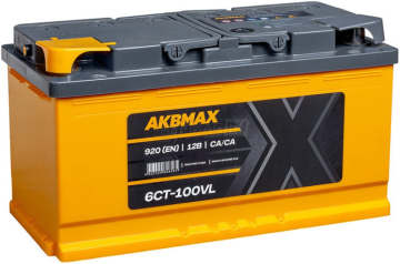 Аккумулятор AKBMAX 100L 920A 353x175x190 100Ач прямая пол.