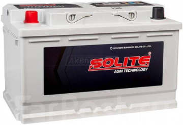 Аккумулятор SOLITE AGM 80L 800A 315x175x190 80Ач прямая пол.