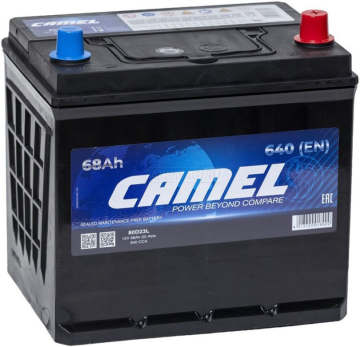 Аккумулятор CAMEL 80D23L (68R) 68Ач 640А обр. пол.