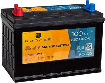 Аккумулятор RUNNER MARINE RQ800 (100L) 100Ач 850А прям. пол.