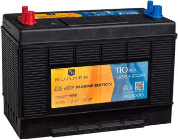 Аккумулятор RUNNER MARINE RQ1000 (110L) 110Ач 1000А прям. пол.