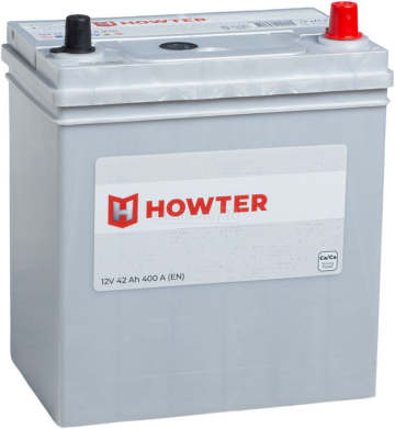 Аккумулятор HOWTER ASIA NS40 42R 42Ач 400А обр. пол.