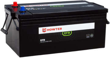 Аккумулятор HOWTER EFB 240 euro 240Ач 1500А обр. пол.