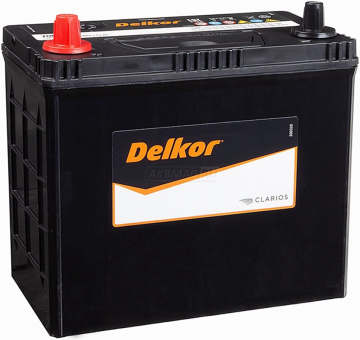 Аккумулятор DELKOR 58L (70B24R) 58Ач 510А прям. пол.