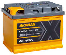 Аккумулятор AKBMAX EFB 65L 65Ач 670А прям. пол