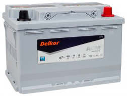 Аккумулятор DELKOR AGM 70R 70Ач 760А обр. пол
