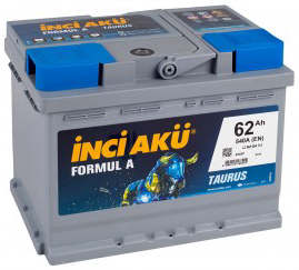 Аккумулятор INCI AKU Formul A 62L 62Ач 540А прям. пол