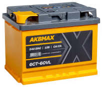 Аккумулятор AKBMAX 60L 60Ач 540А прям. пол