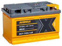 Аккумулятор AKBMAX 74RS 75Ач 700А обр. пол