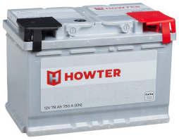 Аккумулятор HOWTER 78R 78Ач 750А обр. пол
