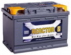 Аккумулятор REACTOR 75R 75Ач 820А обр. пол