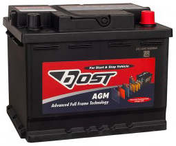Аккумулятор BOST AGM 65 65Ач 700А обр. пол