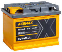 Аккумулятор AKBMAX 65L 65Ач 600А прям. пол