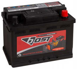 Аккумулятор BOST 60RS (56077) 60Ач 570А обр. пол