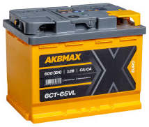 Аккумулятор AKBMAX 65R 65Ач 600А обр. пол
