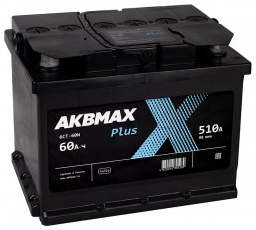 Аккумулятор AKBMAX PLUS 60L 60Ач 510А прям. пол