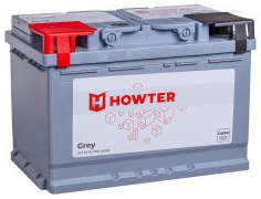 Аккумулятор HOWTER Grey 75L 75Ач 700А прям. пол