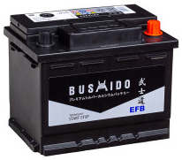 Аккумулятор BUSHIDO EFB 65R 65Ач 650А обр. пол