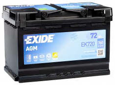 Аккумулятор EXIDE Start-Stop AGM 72R EK720 72Ач 760А обр. пол