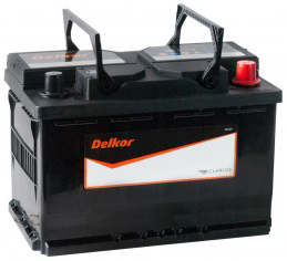 Аккумулятор DELKOR 74R (57412) 74Ач 680А обр. пол
