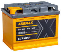 Аккумулятор AKBMAX EFB 60L 60Ач 600А прям. пол