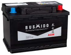 Аккумулятор BUSHIDO AGM 75R 75Ач 760А обр. пол