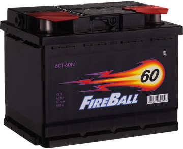Аккумулятор FIRE BALL 6ст 60 N, 510 А CCA, 560107020