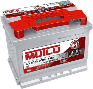 Аккумуляторная батарея Mutlu SFB M3 6СТ-60.1 L2.60.054.B